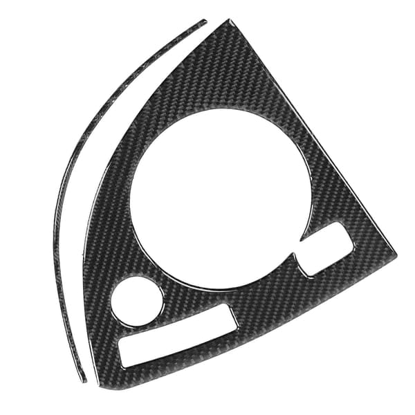 2 stk. Kulfiber Gear Panel Cover Sticker Shift Gearbox Trim Passer til Prius 2012-2015 LHD