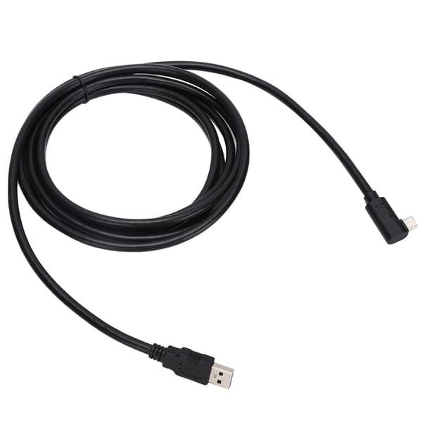 USB 3.1 Typ C till Typ A Vänster Höger Vinkel Laddningskabel för Oculus Link VR