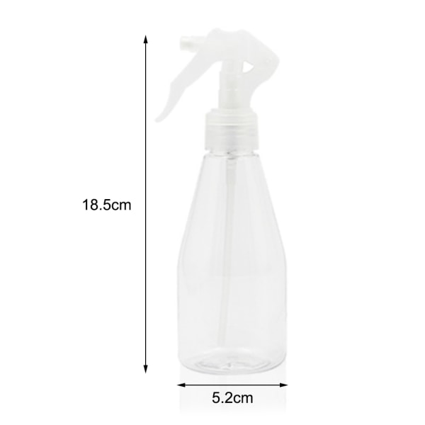 3 stk. tom sprayflaske 200 ml genopfyldelig genanvendelig justerbar hydraulisk tryk vandsprayflaske til vand Hårplejeløsning