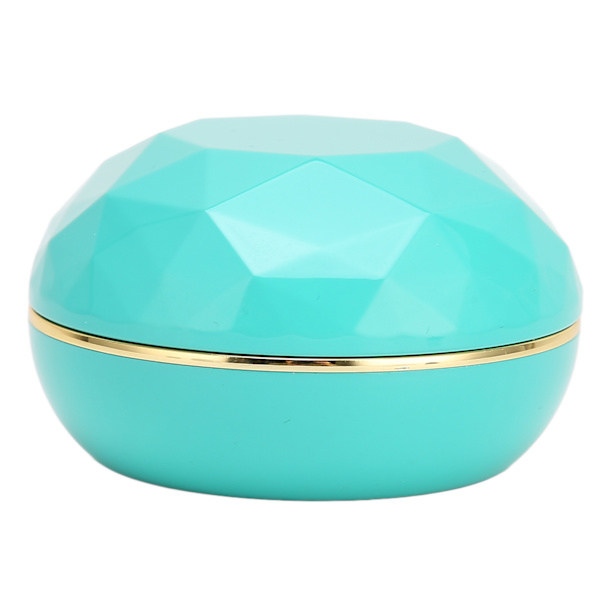 Cyan LED Ljusringask: Elegant Smyckesdisplay Presentask för Förlovning eller Bröllopsfrieri