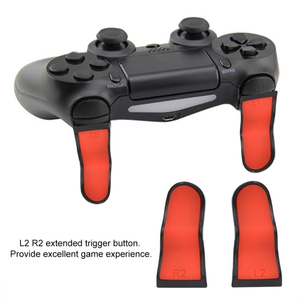 L2/R2 Utökade L2 R2 Avtryckarknappar för PS4-Kontroller