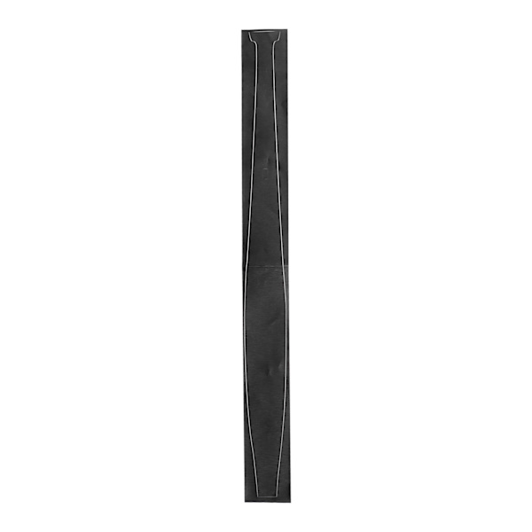 Midtskin for PS5-konsollen, integrert, ripebestandig, midtre stripeklistremerke for PS5 med optisk stasjon, børstet svart