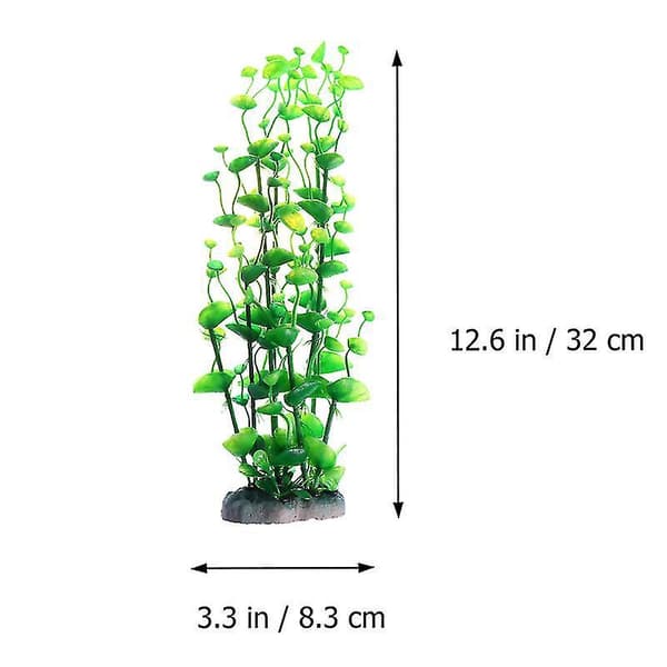 2 stk. Akvarium Plastplanter