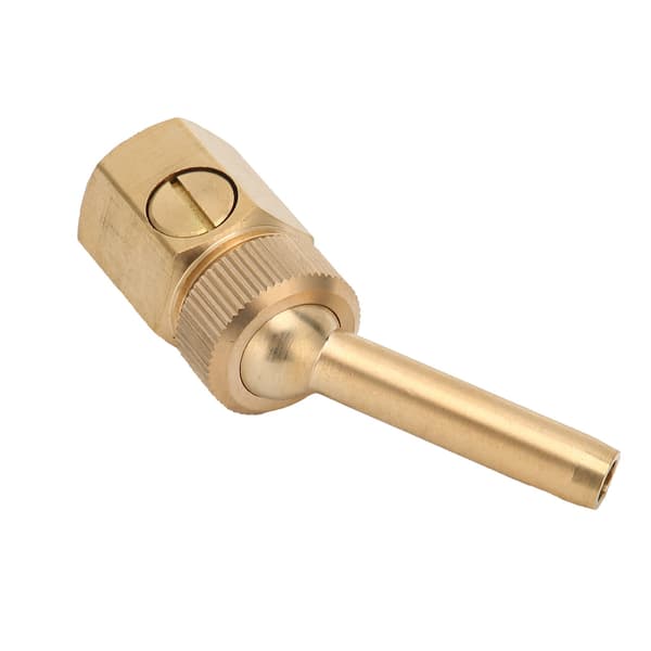 Huntråd Fontenedyse Messing Justerbart Vannsprayhode med Ventil for Dam 1/2 20mm