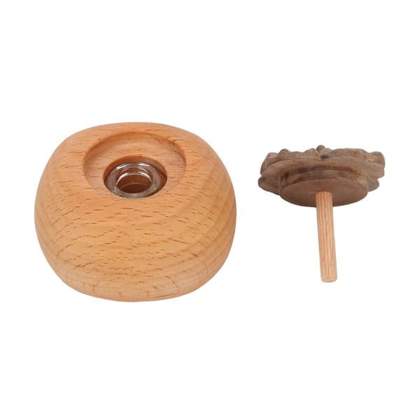 Aromaspridare Persimonform Elegant Stil Rosenträ Material Bärbar Doftspridare för Presentprydnad