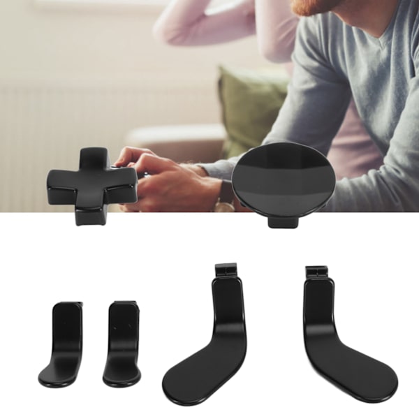 Kontrollknappar i Metall, D-Pad och Paddel, Rostfritt Stål, Ersättningsdel för Xbox One Elite Series 2 Modell 1797