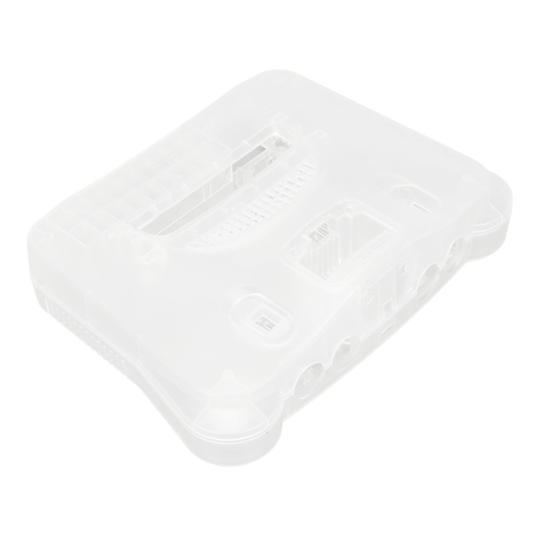 Retro Spillkonsollhus Gjennomsiktig Hvit Spillkonsoll Beskyttende Skall for N64 Retro Spillkonsoll