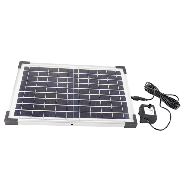 Solcelled Fontænepumpe 9V 10W Nem at Installere Solcelledrevet Fontæne Havepumpe Sæt til Fuglebad Have Baghave Pool Fisketank