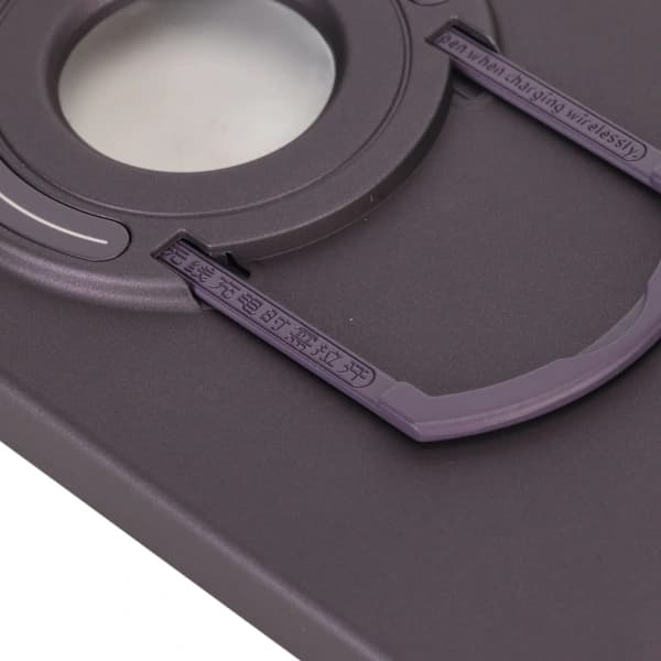 Magnetic Phone Case PC Matte Anti-Drop Protective Case with Bracket for iOS 14Pro Purple