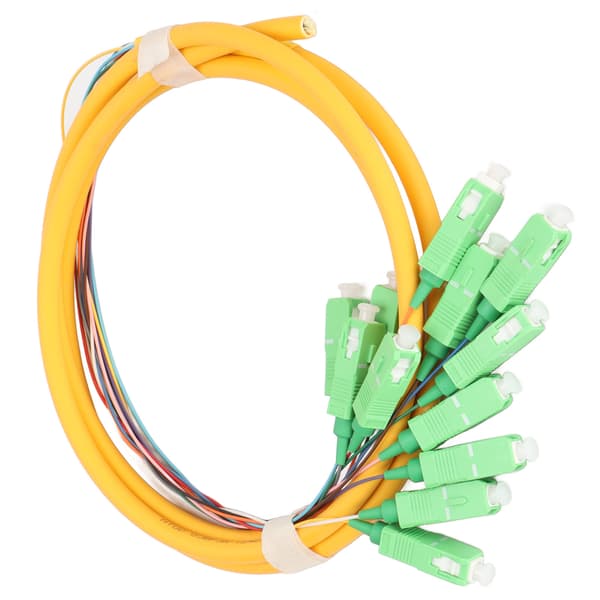 Fiberoptisk Pigtail 12-trådig Singlemode 1,5m Kabel för Kabelhanteringsbox