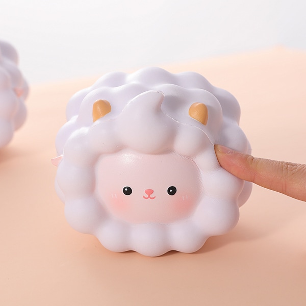 1 pakke The Little Sheep Myke leker 3D Squishy Toys Stress Relief Klemmeker Fidget Toys for barn og voksne