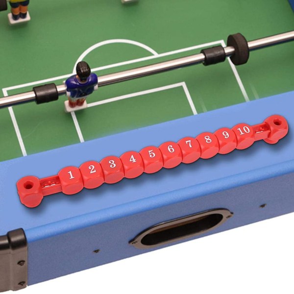 2 st Fotbollsresultaträknare Poängenhet för standardfotbollsbord Poänghållare för Air Hockey Shuffleboard Spelbordsbyte