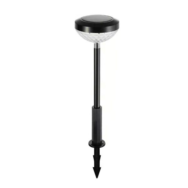 (Enkelpack) Solcellsdriven sprickad boll marklampa varmt ljus + RGB färgglad gradient