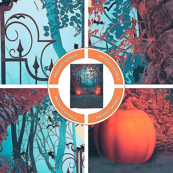 1 stk. Halloween Baggrund til Halloween Dekoration