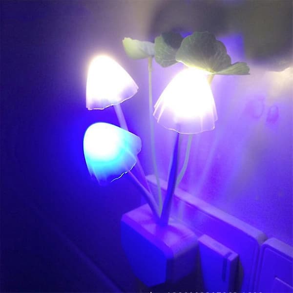 1 stk. LED Nattlampe med Sopp