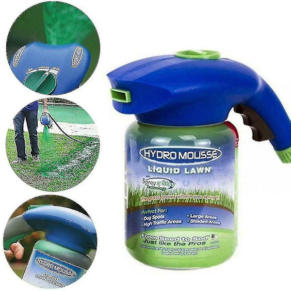 Gräsmattespray Seed Liquid Hydro Seeding System Mousse Hushållsgräs Skötsel 1 Bottle 5 Liquid