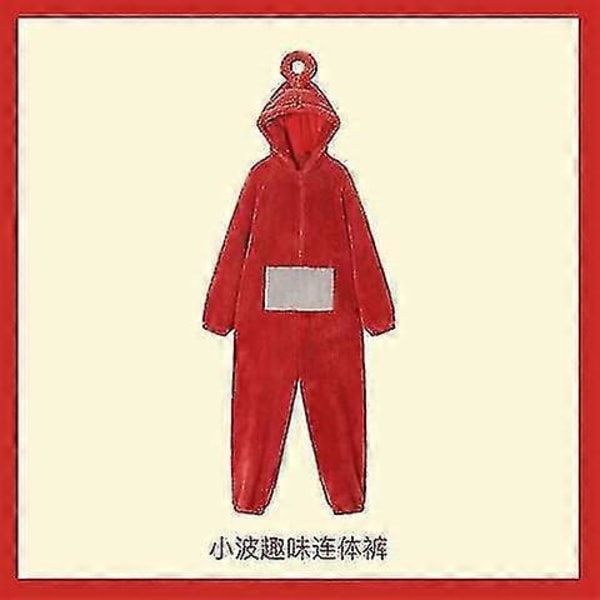 Ny Teletubbies Kostym Vuxna Lala Tinky Winky Onesies Cosplay Julpyjamas Pyjamas Halloween Djursovkläder Jumpsuit Po Teletubbies Adult S