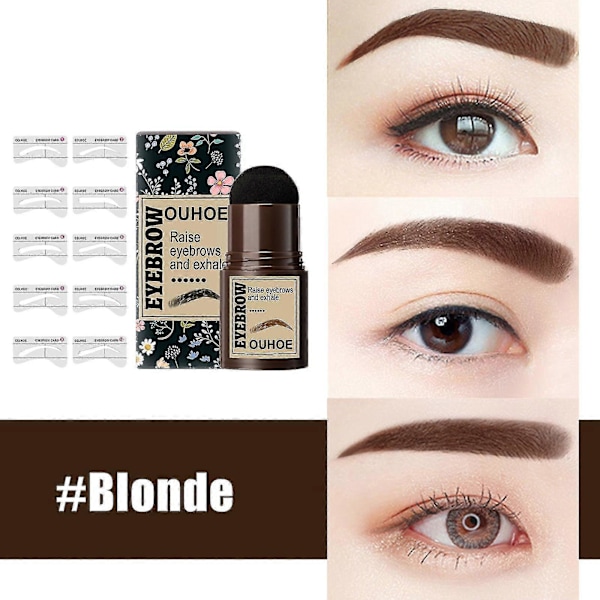 Qian Seal Eyebrow Powder Stick Thrush Eyebrow Imprint Lazy Waterproof Sweat-proof Hairline Shadow Powder-8049283364005 style 1