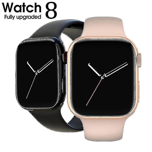 2023 Smart Watch för Apple Smartwatch Series 8 Hd-skärm Sport Hjärtfrekvens Fitness Tracker Bluetooth Samtal Män Kvinnor Smartwatch white and BuCa YinBX