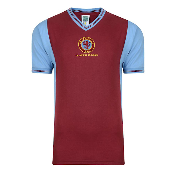 Aston Villa 1982 Champions of Europe Retro Fotbollströja Maroon Large Adults