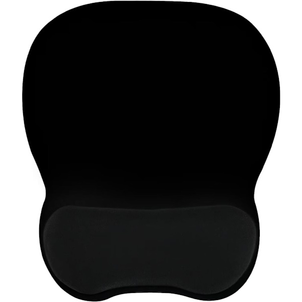 Musematte med ergonomisk håndleddsstøtte, 4mm musematte med memory foam