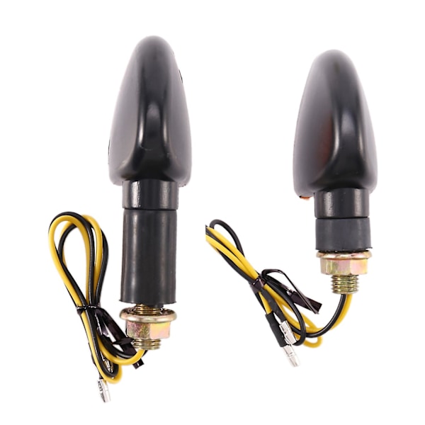 Universal 12v motorsykkel blinklys foran og bak blinkende halogenlys blinklys