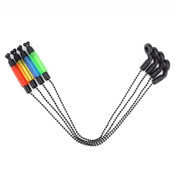 4st Karpfiske Dipper Stick Betesindikator Set Röd Gul, ZQKLA