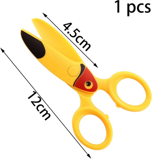 1 stk Sikkerhetsaks, Plast Sikkerhetsaks, Papirkutter, ZQKLA