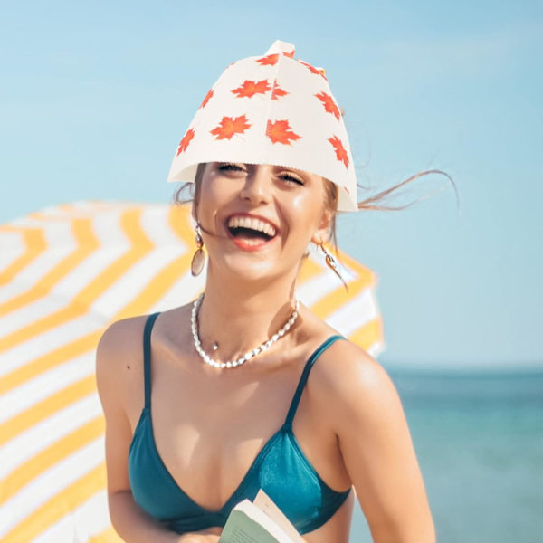 Filt Sauna Hatter Vannabsorberende Vaporarium Tykk Sauna Hatt R,ZQKLA