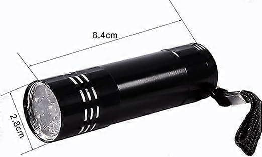 UV 9 LED 395nm UV-taskulamppu UV-kynä taskulamppu taskulamppu lialle ja