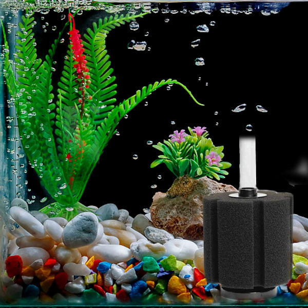 2 stk. Filter Mesh Beskyttelse, Svampefilter Akvarium Luftfilter, B