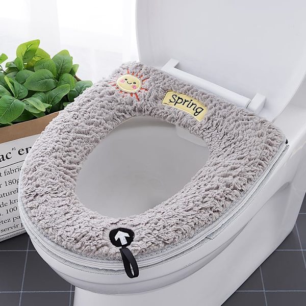 2 stk. Universel Vandtæt Hjemme Toilet Sæde Pude med Hængsel, ZQKLA