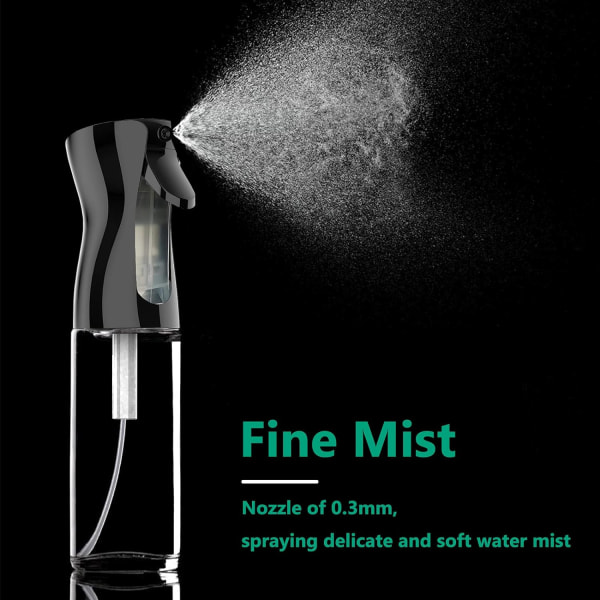 Hårsprayflaska, Kontinuerlig Vatten Tom Mister Sprayflaska, ZQKLA