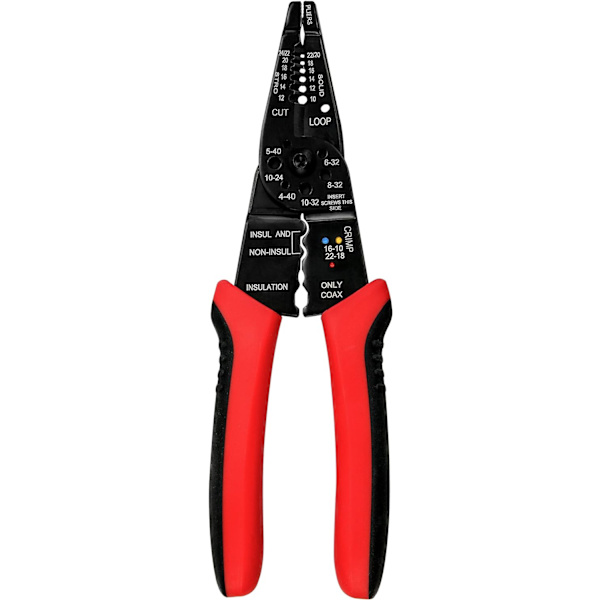 Wire Stripper Cutter Wire Stripping Tool - 8 tommer, Multi-Fun, ZQKLA