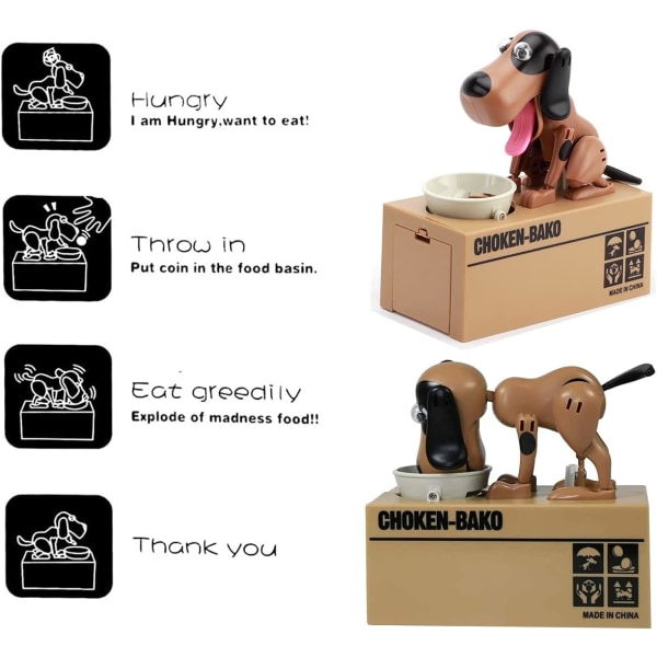 Dog Piggy Bank, My Dog Piggy Bank, Puppy Money Spare Box, C,ZQKLA