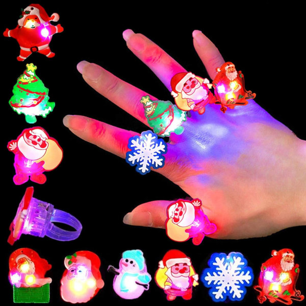 50st Julljusringar Party Favors Christmas LED Glow ,ZQKLA