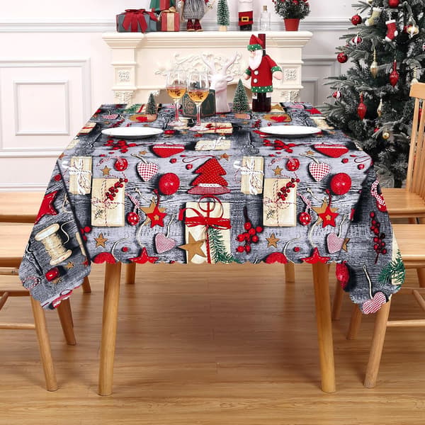 Rektangulär Julduk, Julbord Dekoration Dini
