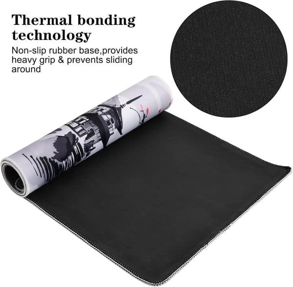 800 x 300 x 3mm Stor Musematte, Gaming Musematte, Sklisikker, ZQKLA