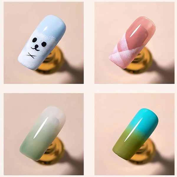 10 stycken utbytbara svamptoppar, Runda nagelborste svamptoppar
