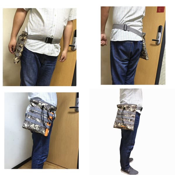 Digger Pouch Löytöpussi Camo Combo - Vyötaskut M,ZQKLA
