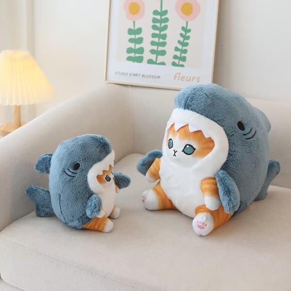 Hvalhaj Blød Kathaj Fyldt Dyr Plushie Dukke, 7.8