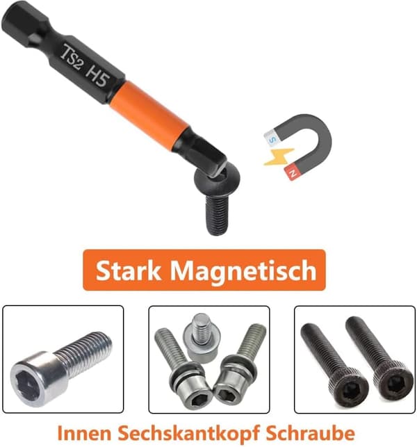 7 Delar Torx Skruvmejselbits, Magnetiska Skruvmejselbits Imp