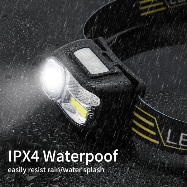 Uppladdningsbar LED-strålkastare, vattentät, kraftfull huvudlampa med ZQKLA