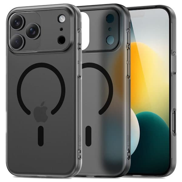Tech-Protect iPhone 17 Pro Deksel MagSafe MagSlim Matt Svart,su