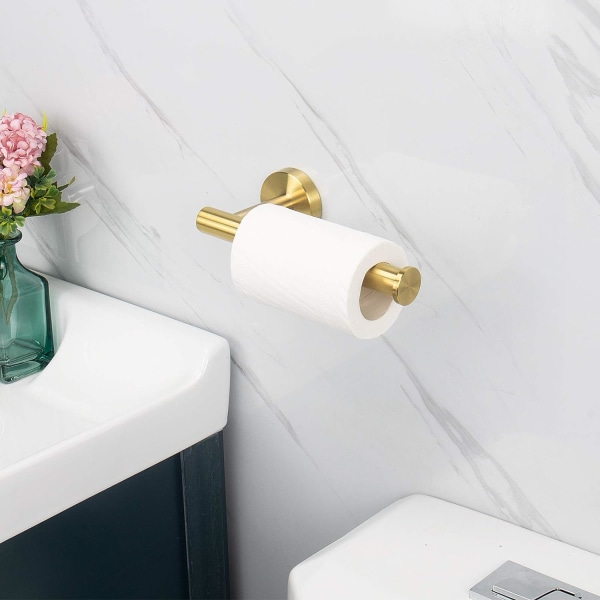 Toalettpappershållare för badrum, Premium SUS304 rostfritt stål, ZQKLA