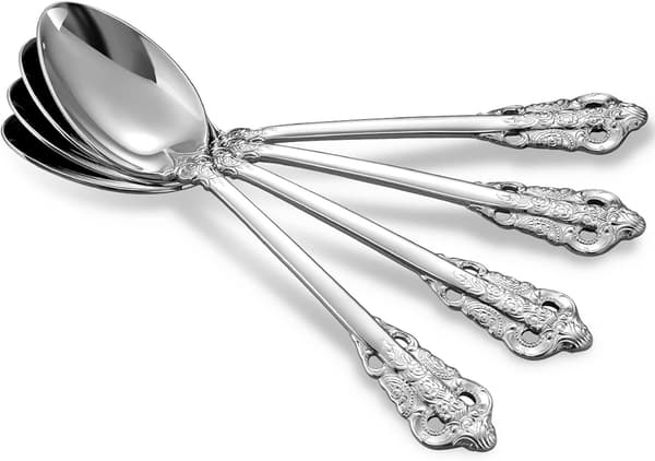 Flot Spiseske, Sæt af 4, 18/10 Rustfrit Stål, ZQKLA