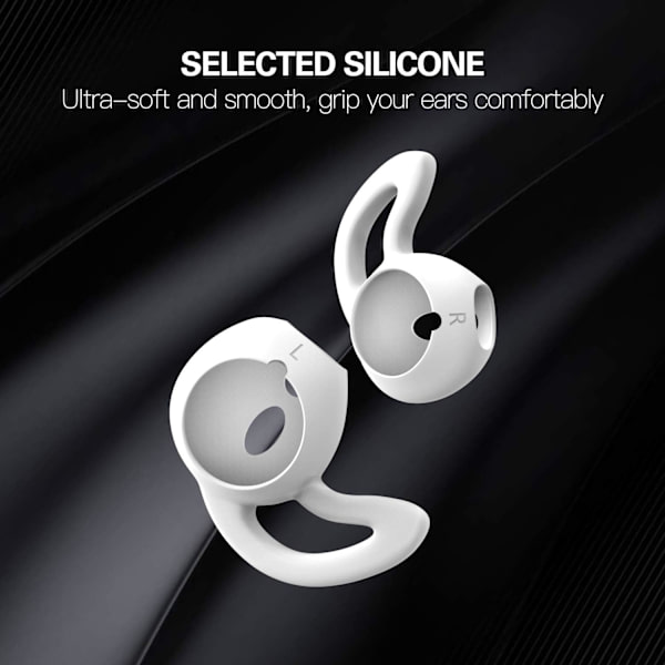4 osan kotelo/suoja AirPods/EarPods -yhteensopiva, pehmeä silikoni, ZQKLA
