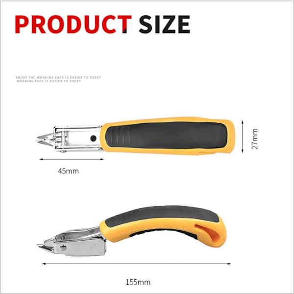 1 stk. Heavy Duty Staple Puller til Polstring Konstruktion U,ZQKLA