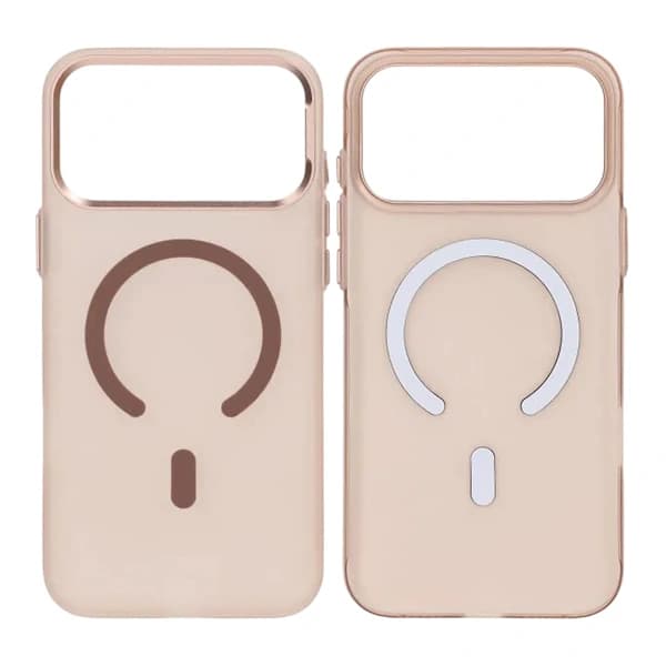 Mobilskall med kamerabeskyttelse for iPhone 17 Pro Max - Frostet Gull Gull,su