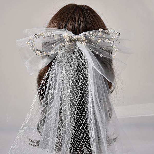 Dewenwils Brud Chaoxian Hodeplagg Japansk og Koreansk stil mesh